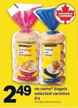 Shop Easy Foods No name bagels offer
