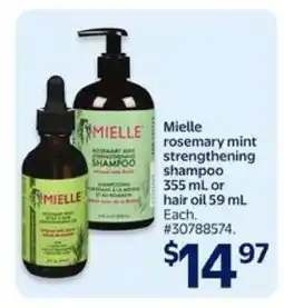 Walmart Mielle rosemary mint strengthening shampoo or hair oil offer