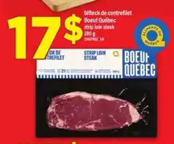 Maxi Boeuf Québec strip loin steak offer