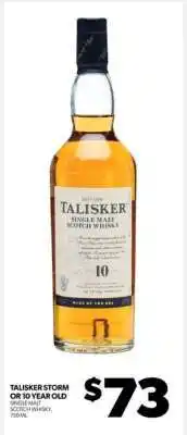 Real Canadian Liquorstore Talisker Storm or 10 Year Old offer