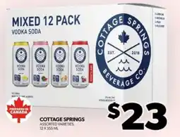 Real Canadian Liquorstore Cottage Springs Mixed 12 Pack offer