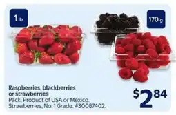 Walmart Raspberries, blackberries or strawberries offer