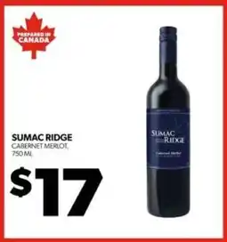 Real Canadian Liquorstore Sumac Ridge Cabernet Merlot offer