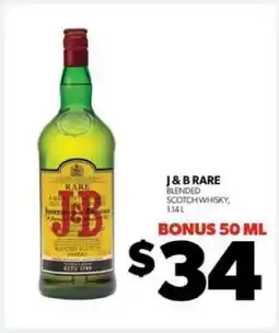 Real Canadian Liquorstore J & B Rare offer