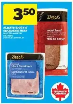 Real Canadian Superstore Ziggy's Sliced Deli Meat offer