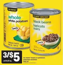 Shop Easy Foods No name beans or potatoes offer
