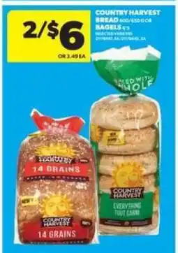 Real Canadian Superstore COUNTRY HARVEST BREAD OR BAGELS offer