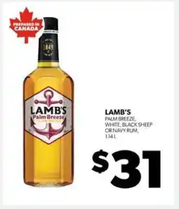 Real Canadian Liquorstore Lamb's Rum offer