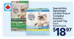 Walmart Special Kitty Cat Products offer