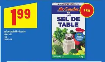 Maxi MR. GOUDAS TABLE SALT offer