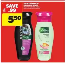 Real Canadian Superstore Vatika Shampoo or Conditioner offer