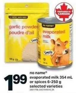 Shop Easy Foods No name evaporated milk or spices offer