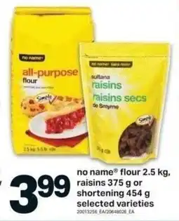 Shop Easy Foods No name flour, raisins or shortening offer