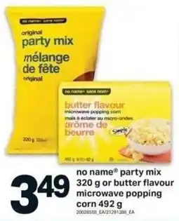 Shop Easy Foods No name party mix or butter flavour microwave popping corn offer