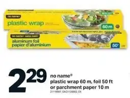 Shop Easy Foods No name plastic wrap, foil or parchment paper offer