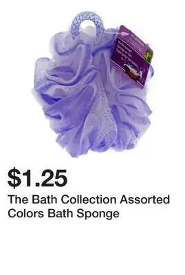 Dollarama The Bath Collection Assorted Colors Bath Sponge offer