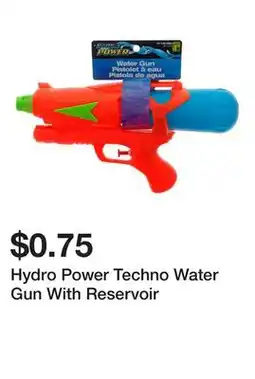 Dollarama Hydro Power Techno Water Gun With Reservoir offer