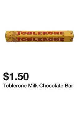 Dollarama Toblerone Milk Chocolate Bar offer