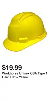 Mark's Workhorse Unisex CSA Type 1 Hard Hat – Yellow offer