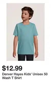 Mark's Denver Hayes Kids' Unisex 50 Wash T Shirt offer