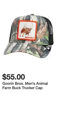 Mark's Goorin Bros. Men's Animal Farm Buck Trucker Cap offer