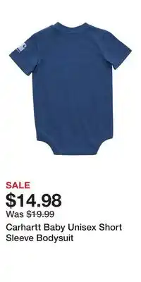 Mark's Carhartt Baby Unisex Short Sleeve Bodysuit offer