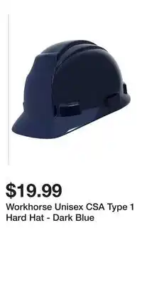 Mark's Workhorse Unisex CSA Type 1 Hard Hat - Dark Blue offer