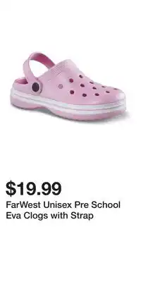 Mark's FarWest Unisex Pre School Eva Clogs with Strap offer