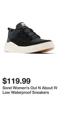 Mark's Sorel Women's Out N About IV Low Waterproof Sneakers offer