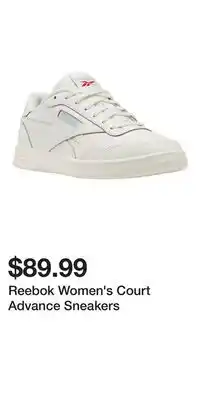 Mark's Reebok Women's Court Advance Sneakers offer