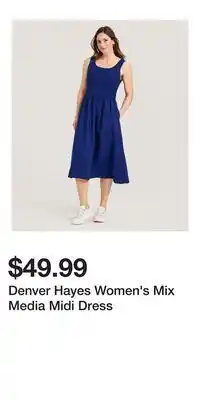 Mark's Denver Hayes Women's Mix Media Midi Dress offer