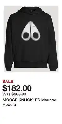 Holt Renfrew MOOSE KNUCKLES Maurice Hoodie offer