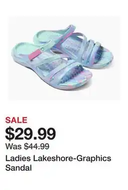 TSC Stores Ladies Lakeshore-Graphics Sandal offer