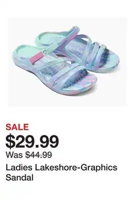 TSC Stores Ladies Lakeshore-Graphics Sandal offer