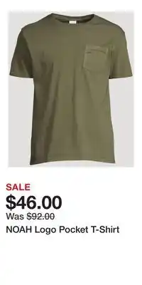Holt Renfrew NOAH Logo Pocket T-Shirt offer