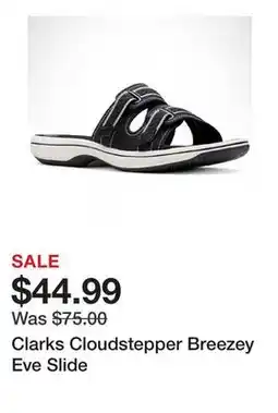 TSC Stores Clarks Cloudstepper Breezey Eve Slide offer