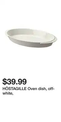 IKEA HÖSTAGILLE Oven dish, off-white offer