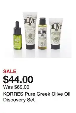 TSC Stores KORRES Pure Greek Olive Oil Discovery Set offer