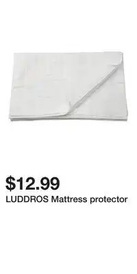 IKEA LUDDROS Mattress protector offer