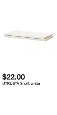 IKEA UTRUSTA Shelf, white offer