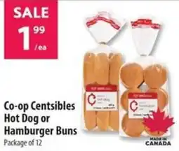 Co-op Co-op Centsibles Hot Dog or Hamburger Buns offer