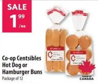 Co-op Co-op Centsibles Hot Dog or Hamburger Buns offer