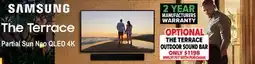2001 Audio Video QN55LST7D Samsung 55 The Terrace Partial Sun Neo QLED 4K TV offer
