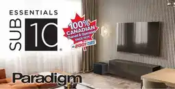 2001 Audio Video ESUB10 PARADIGM ESSENTIALS SUBWOOFER 10 offer