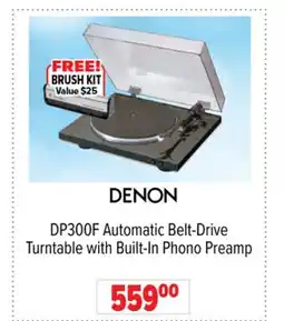 2001 Audio Video DP300F DENON Automatic Belt-Drive Turntable with Built-In Phono Preamp offer