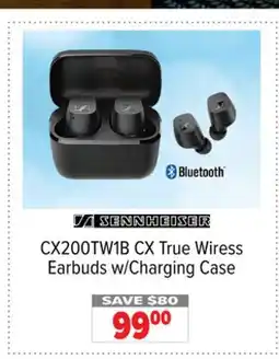 2001 Audio Video CX200TW1B Sennheiser CX True Wiress Earbuds w/Charging Case offer