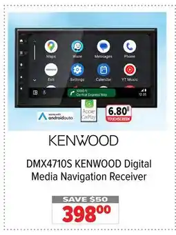 2001 Audio Video DMX4710S KENWOOD Digital Media Navigation Receiver offer
