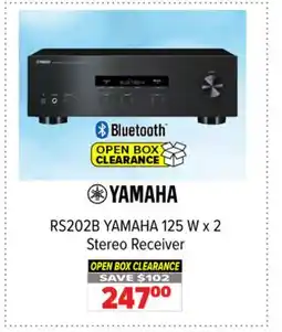 2001 Audio Video RS202B YAMAHA 125 W x 2 Stereo Receiver offer