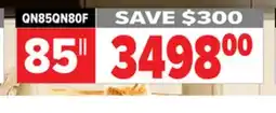 2001 Audio Video QN85QN80F SAMSUNG 85 Neo QLED 4K QN80F VISION AI SMART TV offer