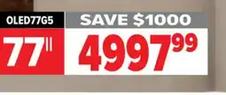 2001 Audio Video OLED77G5 77 LG OLED evo AI G5 4K Smart TV 2025 offer